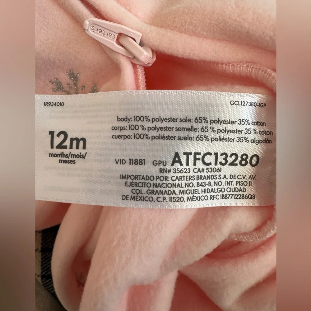 Carters Sleeper NWOT